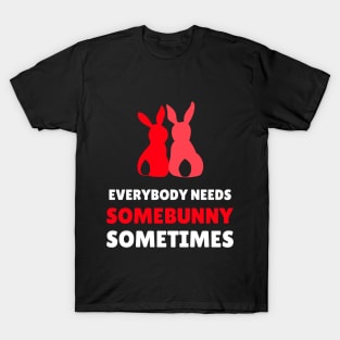 everybody needs some bunny sometimes love T-Shirt